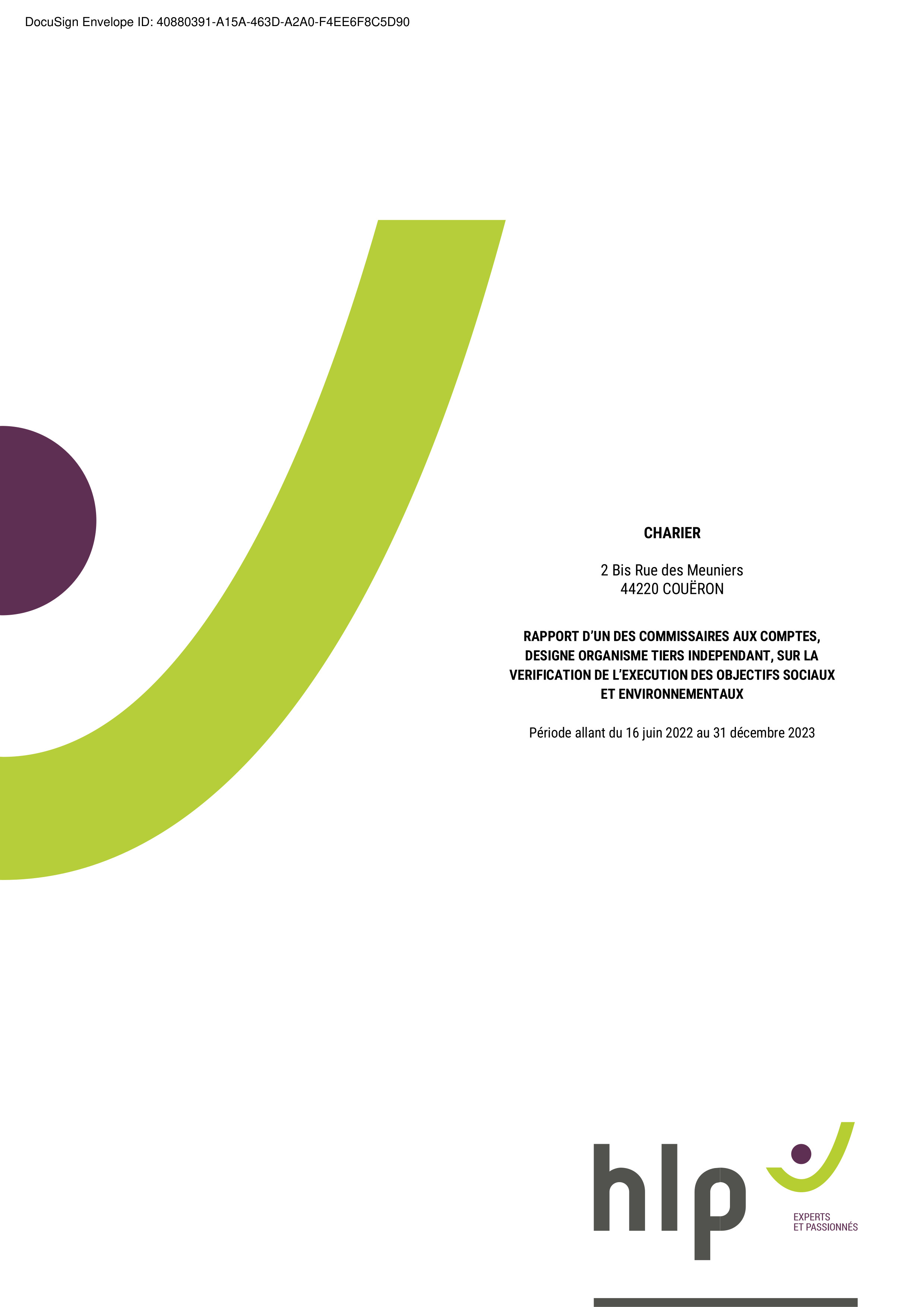 Rapport de mission 2022