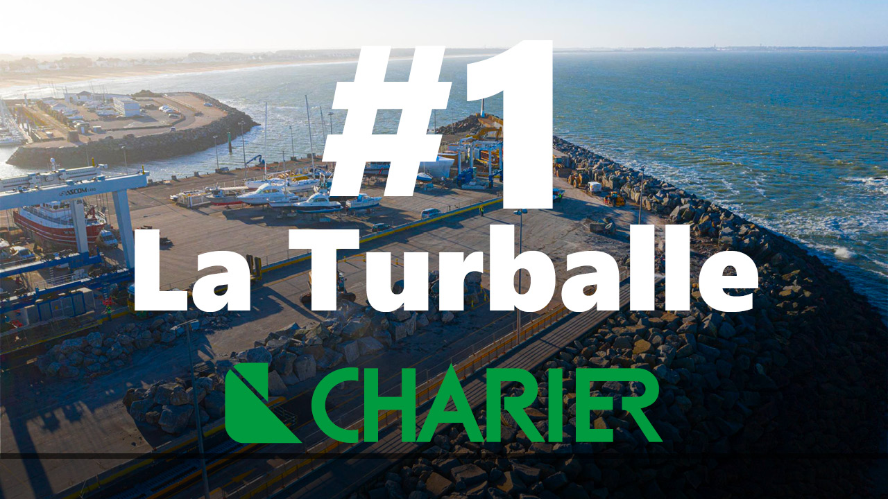 Extension du Port de La Turballe - Episode #1 : retrait des enrochements existants
